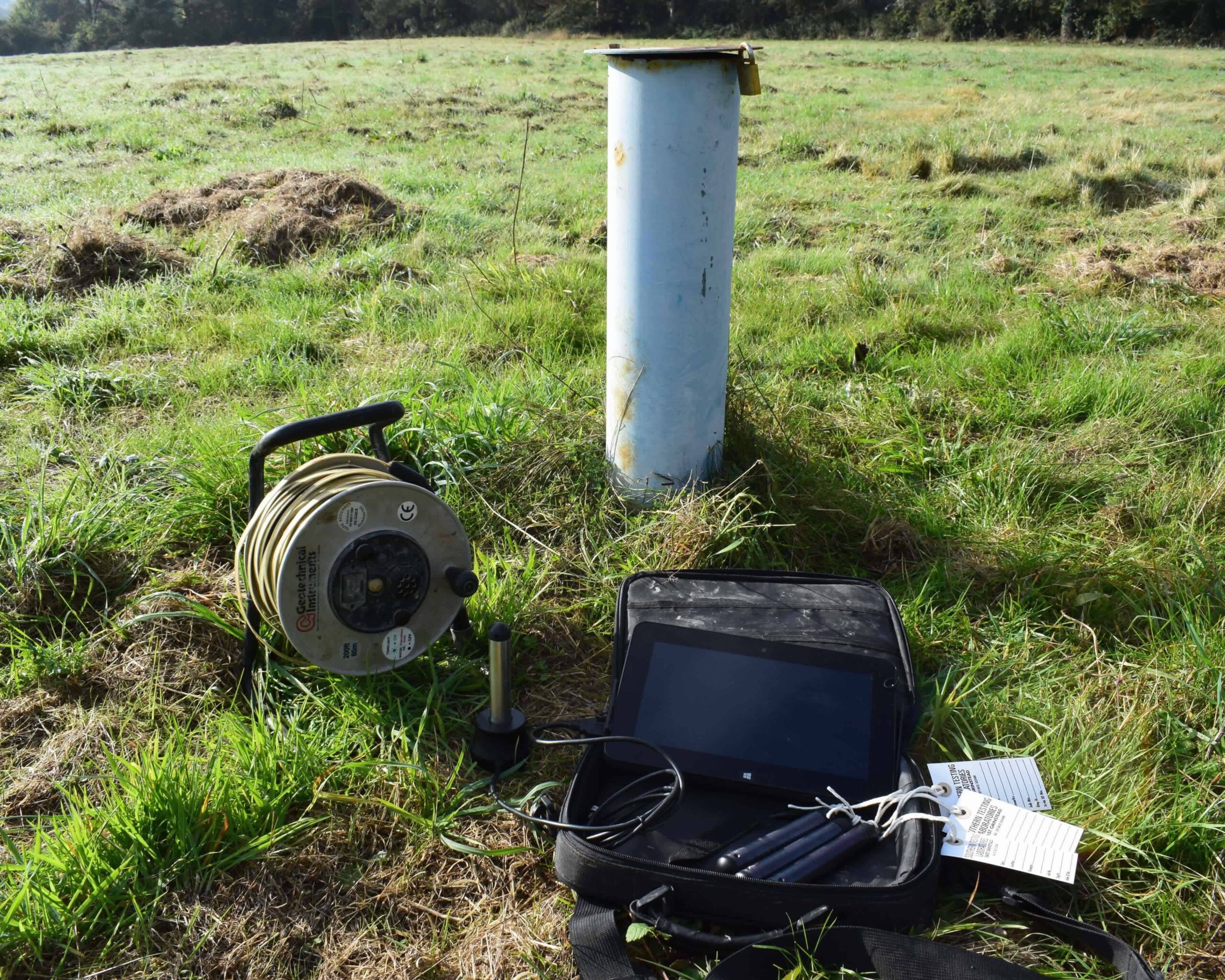 Site investigation monitoring equipment
